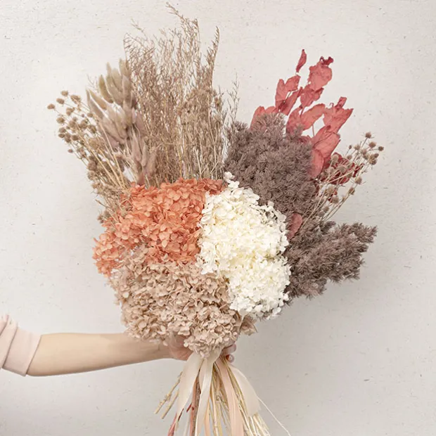 Preserved Dried Sea Lavender Bunch 100g Soft Brown