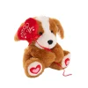 Puppy Harrold w Only For You Heart Plush Toy Brown (21cmST)