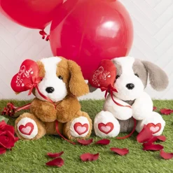 Puppy Harrold w Only For You Heart Plush Toy Brown (21cmST)