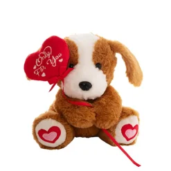 Puppy Harrold w Only For You Heart Plush Toy Brown (21cmST)