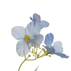 Raspberry Flower Spray Blue (65cmH)