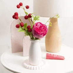 Raspberry x15 Heads Spray Dark Red (63cmH)