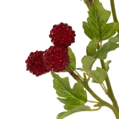 Raspberry x15 Heads Spray Dark Red (63cmH)