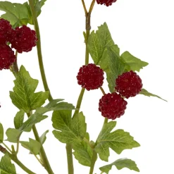 Raspberry x15 Heads Spray Dark Red (63cmH)