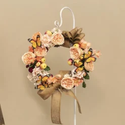 Rattan Base Wreath Brown (40cmD)