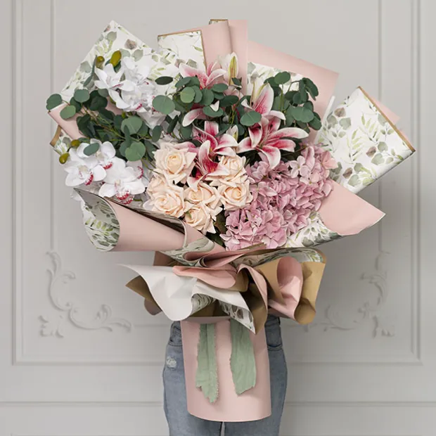 Real Look Hydrangea Dusty Pink (16cmDx65cmH)