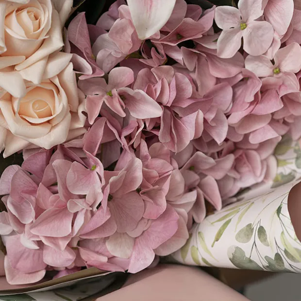 Real Look Hydrangea Dusty Pink (16cmDx65cmH)