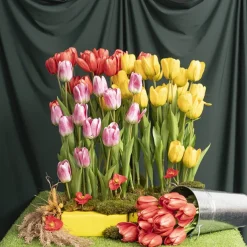 Real Look Wicked Tulip Yellow (6cmDx63cmH)