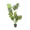 Real Touch 14 Stem Monstera Potted Plant Green (150cmH)