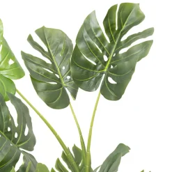 Real Touch 14 Stem Monstera Potted Plant Green (150cmH)