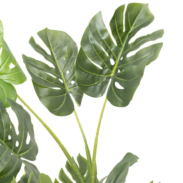 Real Touch 14 Stem Monstera Potted Plant Green (150cmH)