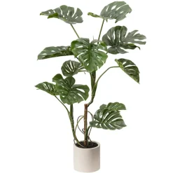 Real Touch Artificial Potted Monstera Green (120cmH)
