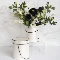 Real Touch 3D Tiger Lily 3 Head White (90cmH)