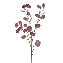 Real Touch Double Faced Eucalyptus Spray Burgundy (80cmH)