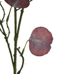 Real Touch Double Faced Eucalyptus Spray Burgundy (80cmH)