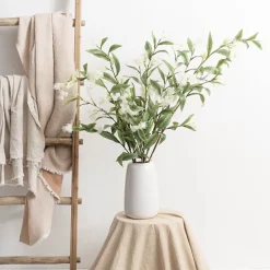 Real Touch Eucalyptus Ficifolia Gum Spray White (110cmH)