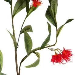Real Touch Eucalyptus Ficifolia Gum Spray Orange (110cmH)