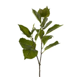 Real Touch Hydrangea Leaf Spray Green (70cmH)