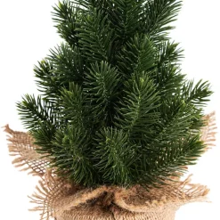 Real Touch Mini Table Top Tree Green (31cmH)