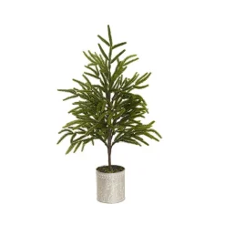 Real Touch Norway Spruce Pine Table Top Tree Green (60cmH)