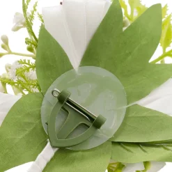 Real Touch Orchid & Rose Boutonniere in Box White (13cmH)