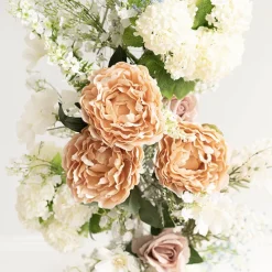 Real Touch Peony Stem Nude Beige (15cmDx68cmH)