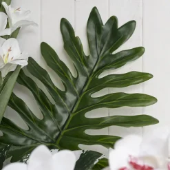 Real Touch Philo Fingers Leaf Long Stem Green (85cmH)