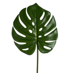 Real Touch Philo Monstera Leaf Long Stem Green (85cmH)