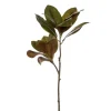 Real Touch Princess Magnolia Leaves Spray Green (83cmH)