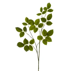 Real Touch Rose Leaf Spray Green (95cmH)