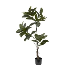 Real Touch Rubber Tree Green (150cmH)