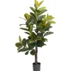 Real Touch Rubber Tree Green (175cmH)