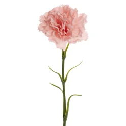 Real Touch Ruffle Carnation Stem Soft Pink (9cmDx52cmH)