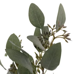 Real Touch Seeded Eucalyptus Leaf Spray Green (48cmH)