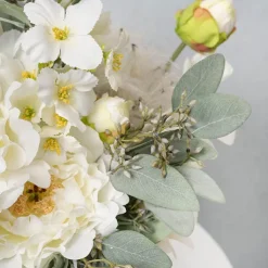 Real Touch Seeded Eucalyptus Leaf Spray Green (48cmH)