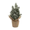 Real Touch Snow Pine Mini Table Top Tree White (31cmH)
