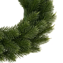 Real Touch Traditional Pine Wreath Green (25cmD)