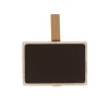 Rectangle Chalkboard Peg Small (6.5x4.5cm) Pack 4