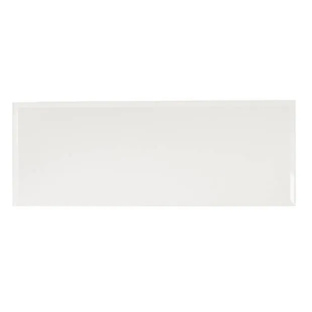 Rectangle Mirror Glass Bevelled Plate Pack2 Silver(40x15cmH)