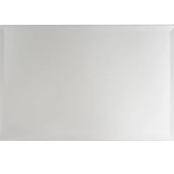 Rectangle Mirror Glass Plate Pack 2 Silver (40.5x30.5cmH)