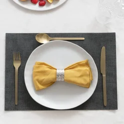 Rectangle Table Placemat Set 2 Washed Grey (43x30cmH)