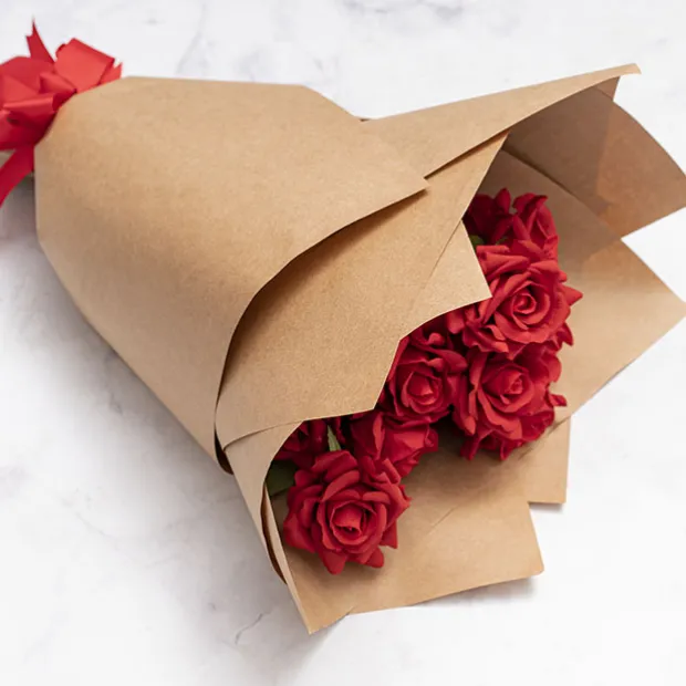 Recycled Kraft Paper 80gsm 5kg Pack Brown (50x70cm)