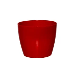 Regal Pot 13.5Dx11.5cmH Red