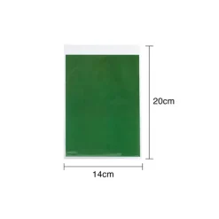 Resealable Press Seal Cello Bag Clear PK 100 (14Wx20cmH)