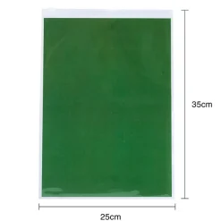 Resealable Zip Slide Cello Bag Clear Pack 100 (25Wx35cmH)