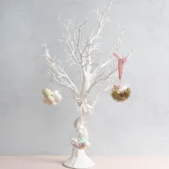 Resin Manzanita Table Top Tree White (80cmH)