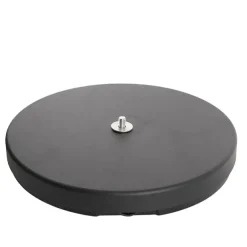 Retractable Barrier Post Bollard Set 2 Black (32cmDx92cmH)