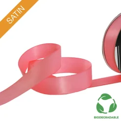 Ribbon Bio-Poly Blend Deluxe Satin Watermelon (25mmx25m)