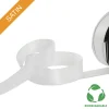 Ribbon Bio-Poly Blend Deluxe Satin White (25mmx25m)