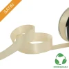 Ribbon Bio-Poly Blend Deluxe Satin Ivory (25mmx25m)